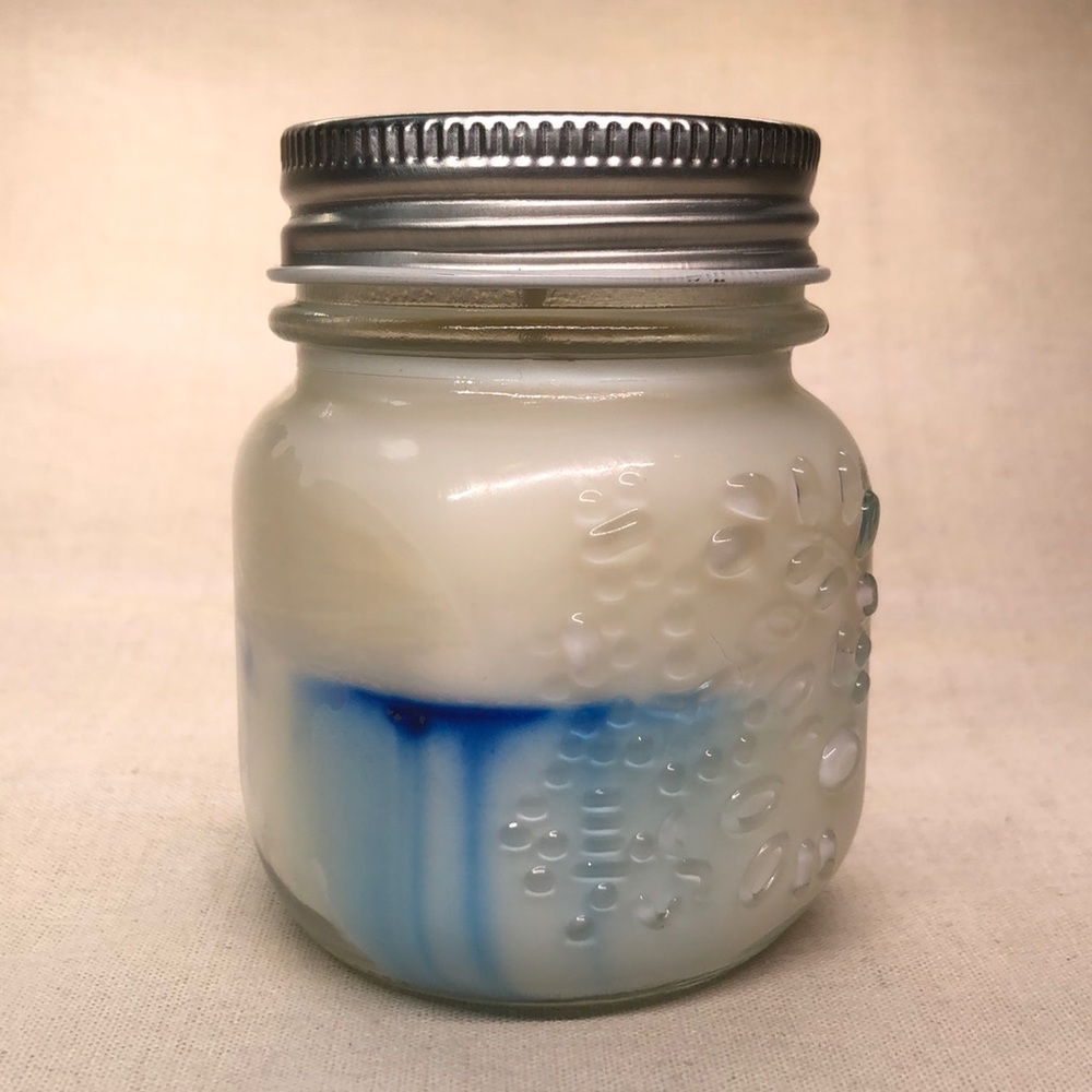 Handmade soy candle orchid rain scent